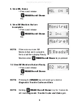 Preview for 9 page of Actron OBD II PocketScan Code Reader CP9125 Operation User'S Manual