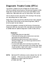 Preview for 14 page of Actron OBD II PocketScan Code Reader CP9125 Operation User'S Manual