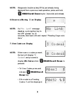 Предварительный просмотр 8 страницы Actron OBD II POCKETSCAN User Manual