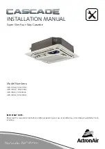 ActronAir Cascade CRE-071AS Installation Manual preview