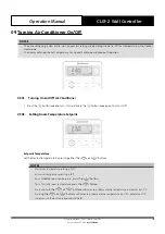 Предварительный просмотр 9 страницы ActronAir CL01-2G Operation Manual