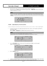 Предварительный просмотр 18 страницы ActronAir LC7 Operation Manual