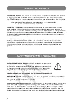 Предварительный просмотр 2 страницы ActronAir LM7-D Operating Instructions Manual