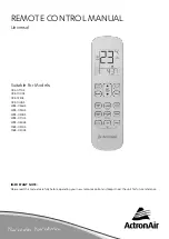 Предварительный просмотр 1 страницы ActronAir RC-01 Manual