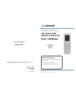 Предварительный просмотр 1 страницы ActronAir SWB52E User Manual