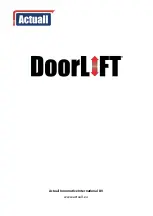 Предварительный просмотр 24 страницы Actuall DoorLIFT DL-6 Owner'S Manual