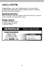 Preview for 2 page of ACU-RITE 00568SBDI Instruction Manual