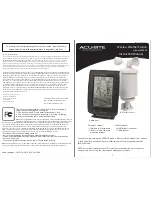 Предварительный просмотр 1 страницы ACU-RITE 00634 Instruction Manual