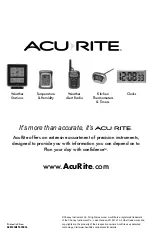 Preview for 12 page of ACU-RITE 00815 Instruction Manual