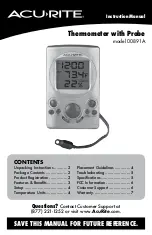 Preview for 1 page of ACU-RITE 00891A Instruction Manual