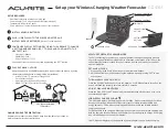 ACU-RITE 01193M Quick Setup Manual предпросмотр