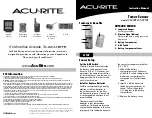 Preview for 1 page of ACU-RITE 06002RM/592TXR Instruction Manual