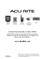 Предварительный просмотр 16 страницы ACU-RITE 06022 Instruction Manual