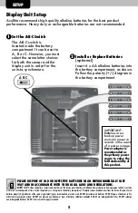 Предварительный просмотр 5 страницы ACU-RITE 06025RM Instruction Manual