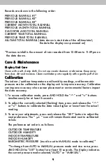 Preview for 9 page of ACU-RITE 06025RM Instruction Manual