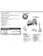 Preview for 2 page of ACU-RITE 1025 Instruction Manual