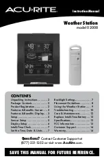 ACU-RITE 2008 Instruction Manual preview