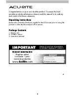 Preview for 2 page of ACU-RITE 424 Instruction Manual