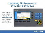 Preview for 26 page of ACU-RITE DRO 203 Updating Software