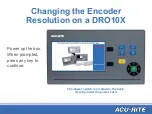 Предварительный просмотр 3 страницы ACU-RITE DRO10 Series Manual