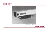 ACU-RITE ENC 150 Reference Manual preview