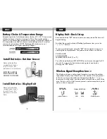 Preview for 3 page of ACU-RITE Weather Forecaster 00821 Instruction Manual