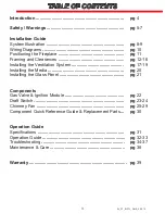 Preview for 3 page of Acucraft Blaze BL-6-ST Installation & Operator'S Manual