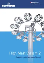 Acuity Brands Lighting Holophane High Mast System 2 Operation & Maintenance Manual предпросмотр