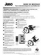 Preview for 3 page of Acuity Brands Lighting Juno MonoLine L Wall Feed MLP165 Installation Instructions