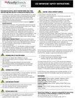 Preview for 1 page of Acuity Brands Lighting Lithonia Lighting LDN8 SWW Installation Instructions Manual