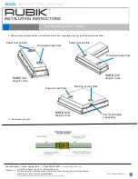 Предварительный просмотр 3 страницы Acuity Brands Lighting RUBIK 3CL Installation Instructions Manual