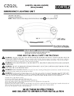 Preview for 2 page of Acuity Brands HOLOPHANE CORTEZ CZQ2L Manual