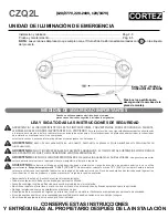 Preview for 8 page of Acuity Brands HOLOPHANE CORTEZ CZQ2L Manual