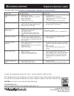 Preview for 5 page of Acuity Brands Lithonia Lighting HomeGuard LED HGX LED 2RH 40K 120 MO Installation Instructions Manual