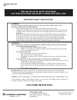 Preview for 1 page of Acuity Brands Lithonia Lighting KSF Installation Instructions