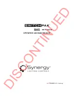 Acuity Brands Synergy SPAK BAS Operation And Maintenance Manual preview