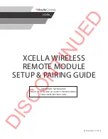 Acuity Controls xCella XCR RM 1RL DNI Setup & Pairing Manual preview