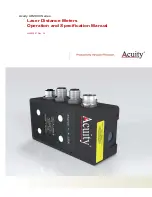 Acuity AR2000 Series Installation, Operation And Specification Manual preview