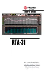 Acuma Labs RTA-31 User Manual preview