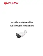 Acumen AiS series Installation Manual предпросмотр