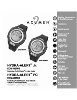 Предварительный просмотр 1 страницы Acumen Stopwatch Instruction Manual