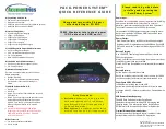 Acumentrics PACK-POWER SYSTEM Quick Reference Manual preview