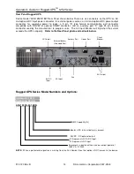 Предварительный просмотр 14 страницы Acumentrics Rugged-UPS 1252 Series Operator'S Manual