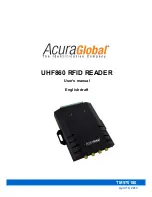 Acura Global UHF860 User Manual preview