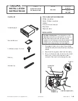 Acura 08A03-5C2-050 Installation Instructions предпросмотр