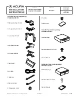 Acura 08A03-5E2-000 Installation Instructions Manual предпросмотр