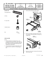 Acura 08L03-TA1-200A Installation Instructions предпросмотр