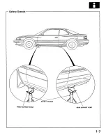 Preview for 7 page of Acura 1987 Legend Coupe Owner'S Manual