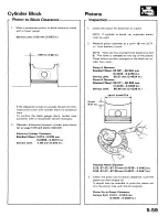 Preview for 89 page of Acura 1987 Legend Coupe Owner'S Manual