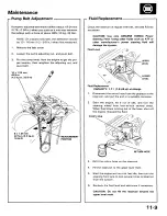 Preview for 309 page of Acura 1987 Legend Coupe Owner'S Manual